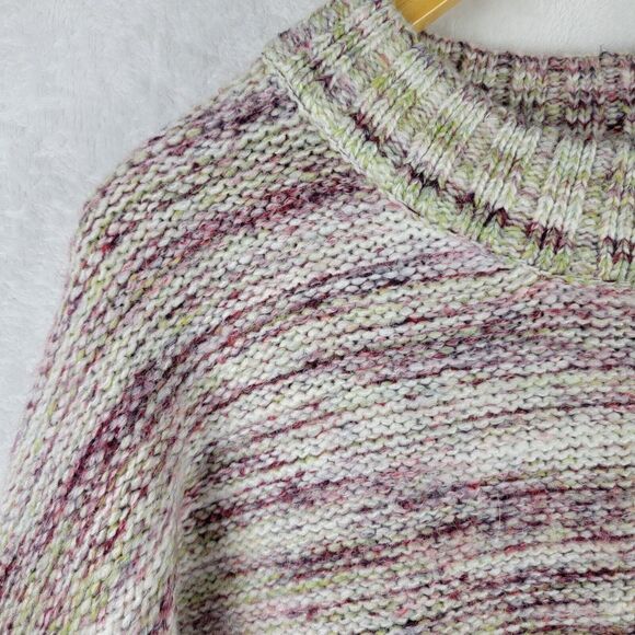 Old Navy Sweater Size XL Pullover Oversize Long Sleeve Multicolor Marble - Picture 3 of 7